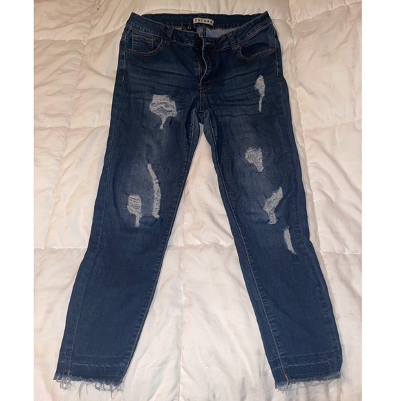 Size 13 3/4 Length Encore Blue Jeans - Picture 1 of 4